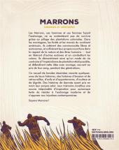 Verso de Maroon comix : Origines & Destinées
