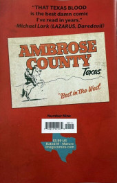 Verso de That Texas Blood (2020) -9- Number nine