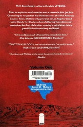 Verso de That Texas Blood (2020) -INT01- Volume one