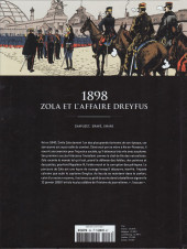 Verso de Les grands Personnages de l'Histoire en bandes dessinées -HS03- 1898 - Zola et l'affaire Dreyfus