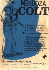 Verso de Aventuras del FBI Vol.2 -1- La pantera de Michigan