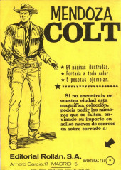 Verso de Aventuras del FBI Vol.2 -9- El fujitivo