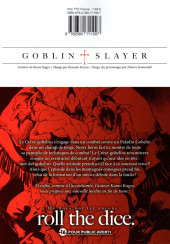 Verso de Goblin Slayer -11- Tome 11