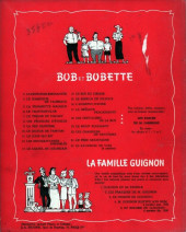 Verso de Bob et Bobette (2e Série Rouge) -21- Le Père Moustache