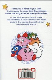 Verso de Les aventures de Kirby dans les Étoiles -9- Tome 9
