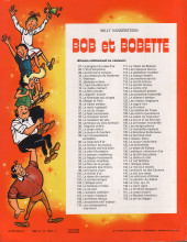 Verso de Bob et Bobette (3e Série Rouge) -67a1975- Le jongleur du veau d'or