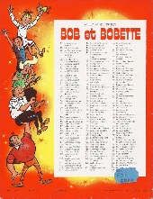 Verso de Bob et Bobette (3e Série Rouge) -71b1986- Wattman