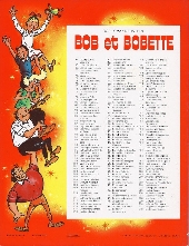 Verso de Bob et Bobette (3e Série Rouge) -86b1988- Trognica chérie