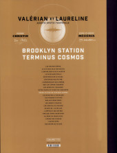 Verso de Valérian -10TT- Brooklyn Station terminus Cosmos