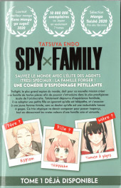 Verso de Spy x Family -1Extrait- Tome 1
