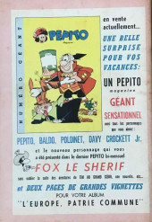 Verso de Pepito (3e Série - SAGE) -9- Une croisière mouvementée !