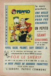 Verso de Pepito (3e Série - SAGE) -7- La dynamite à pattes