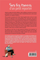 Verso de (AUT) Hergé -70- Sur les traces d'un petit reporter...