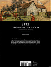 Verso de Les grands Personnages de l'Histoire en bandes dessinées -HS04- 1572 - Les guerres de Religion - Le massacre de la Saint-Barthélemy