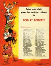 Verso de Bob et Bobette (3e Série Rouge) -111- Le trésor de Beersel