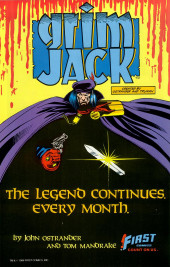 Verso de American Flagg! Vol.1 (First Comics - 1983) -36- Issue # 36