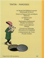 Verso de Tintin - Pastiches, parodies & pirates -34T2- L'affaire copyright - épisode 2