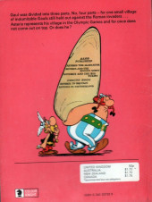Verso de Astérix (en anglais) -12b1976- Asterix at the Olympics games