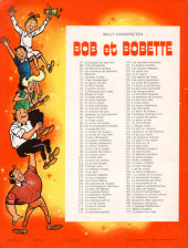 Verso de Bob et Bobette (3e Série Rouge) -172- Le dernier feu follet