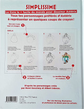 Verso de Astérix (Autres) - Simplissime - Le livre le + facile du monde pour dessiner Astérix