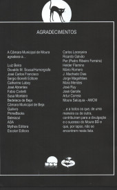Verso de (Catalogues) Salão de BD de Moura - 16º Salão Internacional de Banda Desenhada - Moura BD 2007