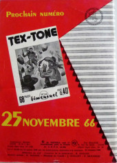 Verso de Tex-Tone (Impéria) -229- La cible