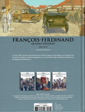 Verso de Les grands Personnages de l'Histoire en bandes dessinées -77- François-Ferdinand - Archiduc d'Autriche