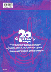 Verso de 20th Century Boys - Perfect Edition -11- Volume 11