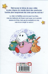 Verso de Les aventures de Kirby dans les Étoiles -10- Tome 10