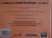Verso de Vieux Tacots (automobiles) -11- la 204, la lionne du bitume - La 304 !