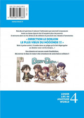 Verso de Loner Life in Another World -4- Tome 4