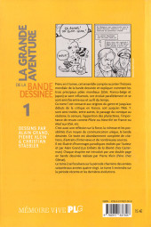 Verso de (DOC) Études et essais divers - La grande aventure de la bande dessinée - Tome 1