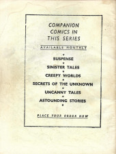 Verso de Creepy worlds (Alan Class& Co Ltd - 1962) -121- Issue # 121