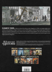 Verso de Ils ont fait l'histoire (France Loisirs) -18- Elisabeth 1re