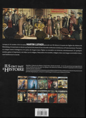 Verso de Ils ont fait l'histoire (France Loisirs) -19- Luther