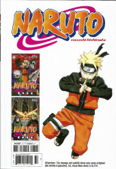 Verso de Naruto (Hachette) -32- L'intégrale - Tome 32