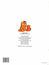 Verso de Garfield (Dargaud) -8a1989- Qui dort, dîne !