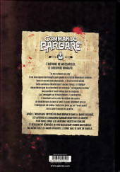 Verso de Commando Barbare -HS1- Mozzarello le chaotique