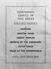 Verso de Uncanny Tales (Alan Class & Co. Ltd - 1963) -1- Issue # 1