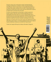 Verso de Une vie de création et de lutte en Afrique du Sud -1- Livre 1 - l'initiation