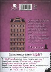 Verso de Hôtel Voynich - Tome 1