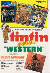 Verso de (Recueil) Tintin Super -4- Spécial gags
