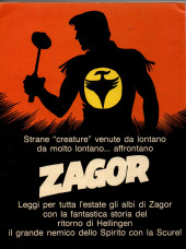 Verso de Zagor (en italien) -230Sup- American Cicco