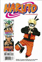 Verso de Naruto (Hachette) -34- L'intégrale - Tome 34