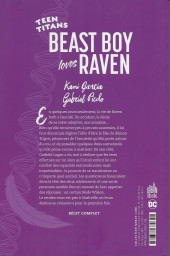 Verso de Teen Titans - Beast Boy loves Raven