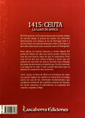 Verso de Historia de España en Viñetas -9- 1415 Ceuta - La Llave de África