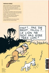 Verso de Tintin (Historique) -2Coul- Tintin au Congo