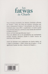 Verso de (AUT) Charb - Les fatwas de Charb - Petit traité d'intolérance