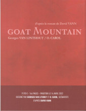 Verso de Goat Mountain - Tome HC