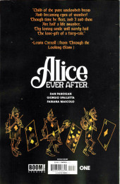Verso de Alice Ever After (2022) -1F- Issue #1